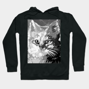 Black and white cat Hoodie